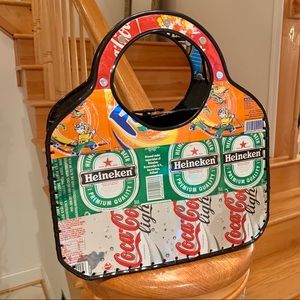 Artisan Handmade Beer/Soda Can Purse NWOT